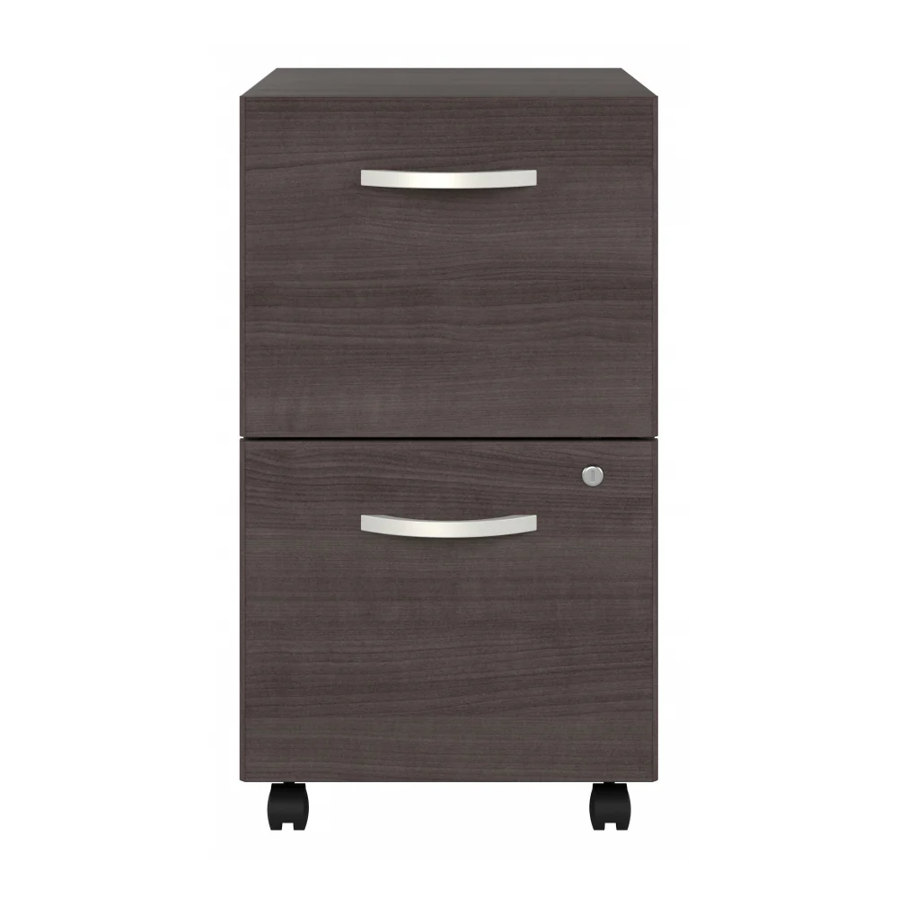 Hybrid 2 Drawer Mobile File Cabinet - Assembled - Image 18