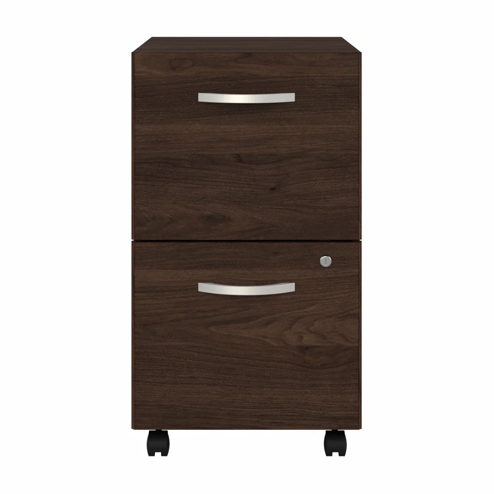 Hybrid 2 Drawer Mobile File Cabinet - Assembled - Image 25