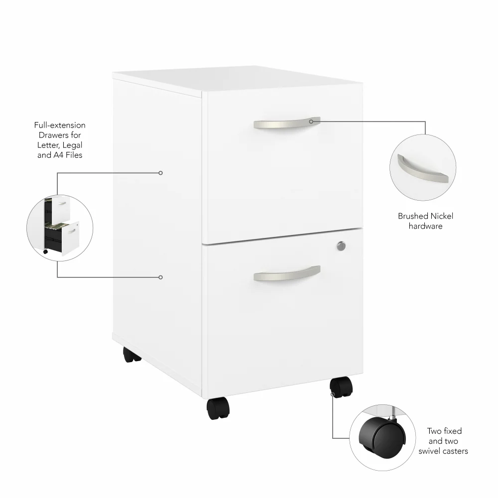 Studio C 2 Drawer Mobile File Cabinet - Image 29
