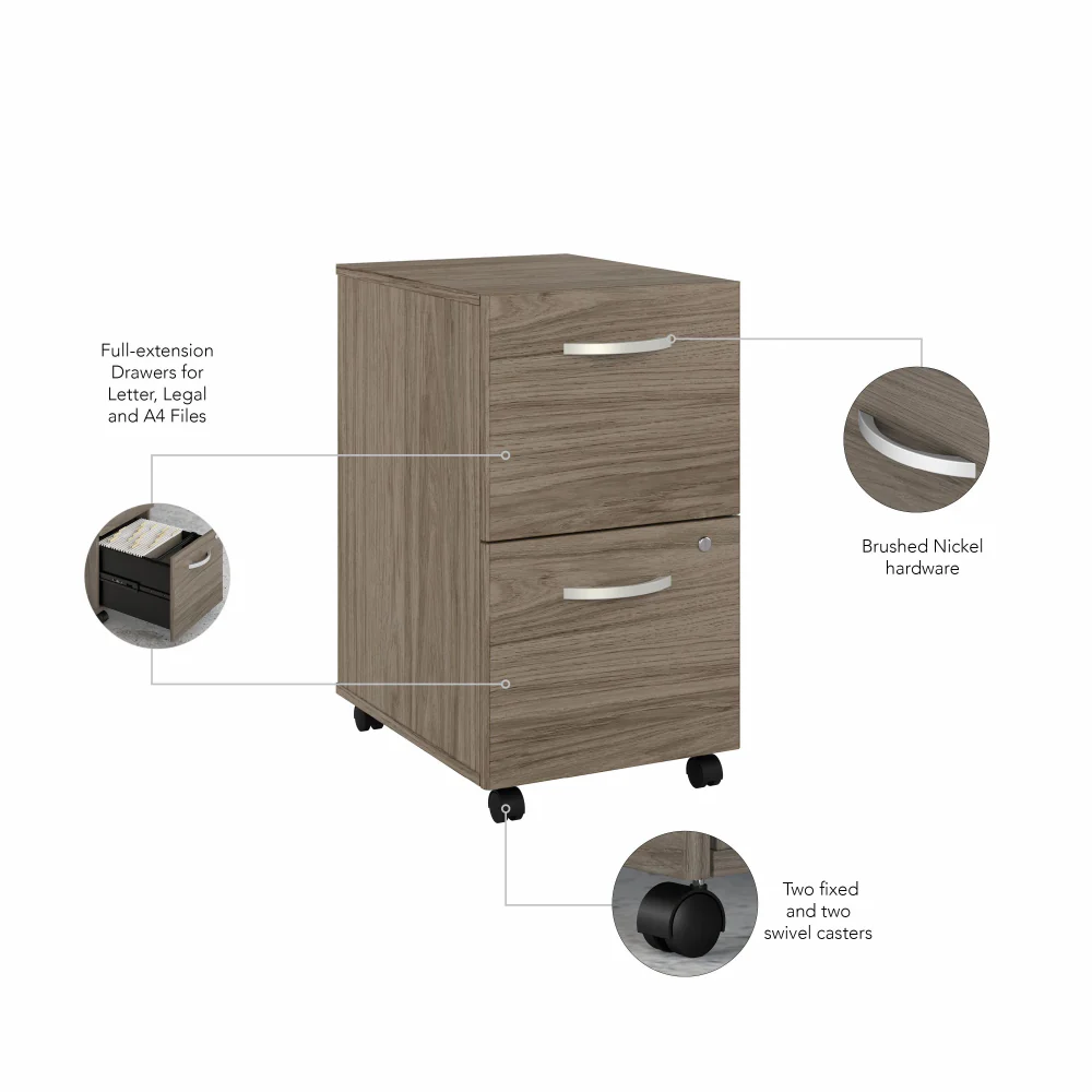Studio C 2 Drawer Mobile File Cabinet - Image 36