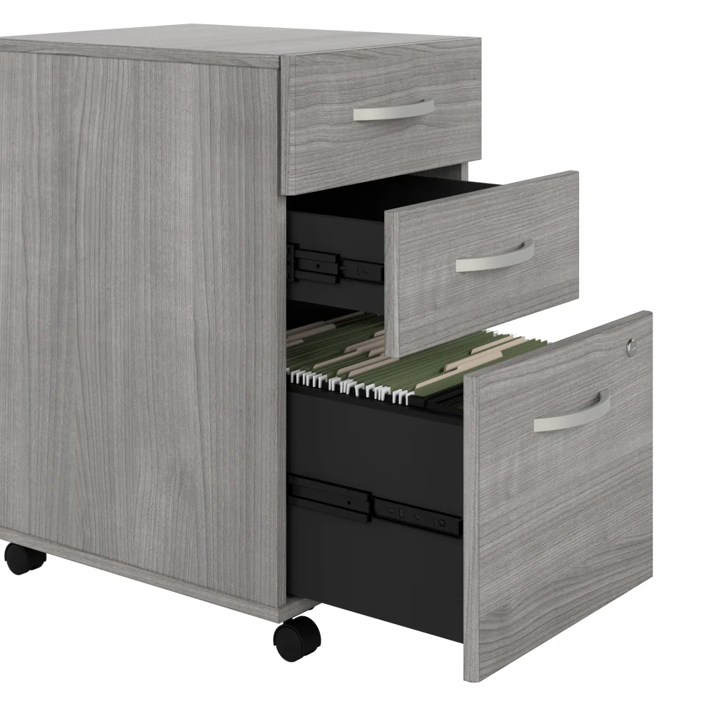 Studio A 3 Drawer Mobile File Cabinet - Assembled - Image 14