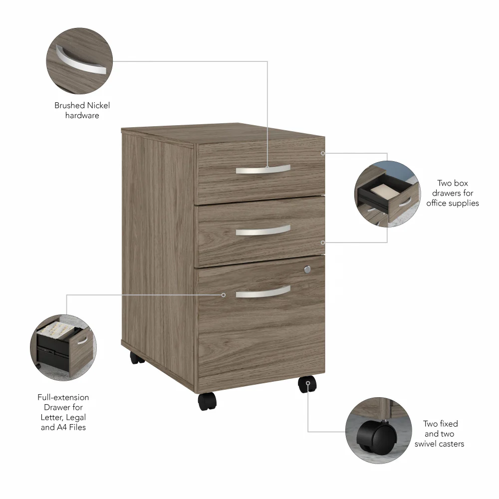 Studio C 3 Drawer Mobile File Cabinet - Image 44