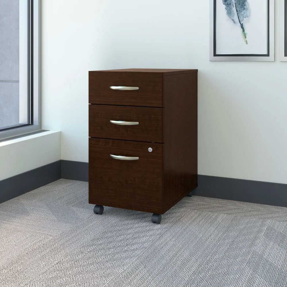 Series C 3 Drawer Mobile File Cabinet - Assembled - Image 10