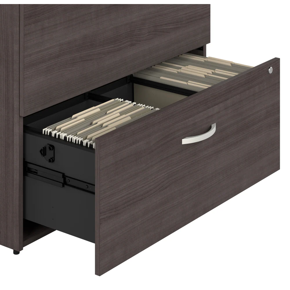 Hybrid 2 Drawer Lateral File Cabinet - Assembled - Image 25