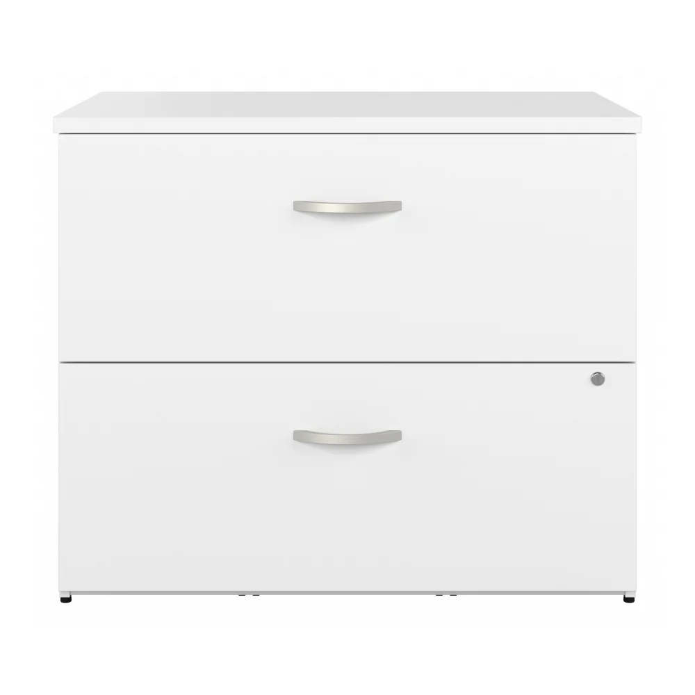 Hybrid 2 Drawer Lateral File Cabinet - Assembled - Image 31