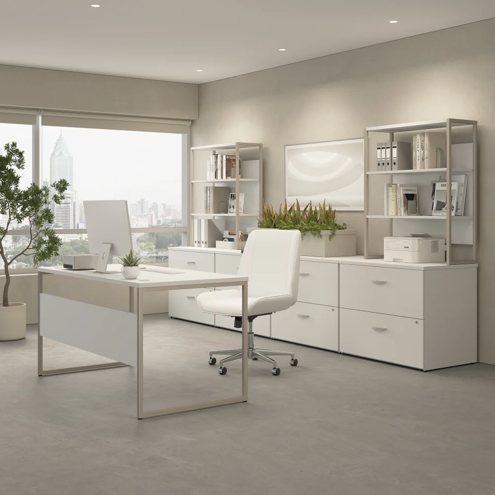 Hybrid 2 Drawer Lateral File Cabinet - Assembled - Image 32