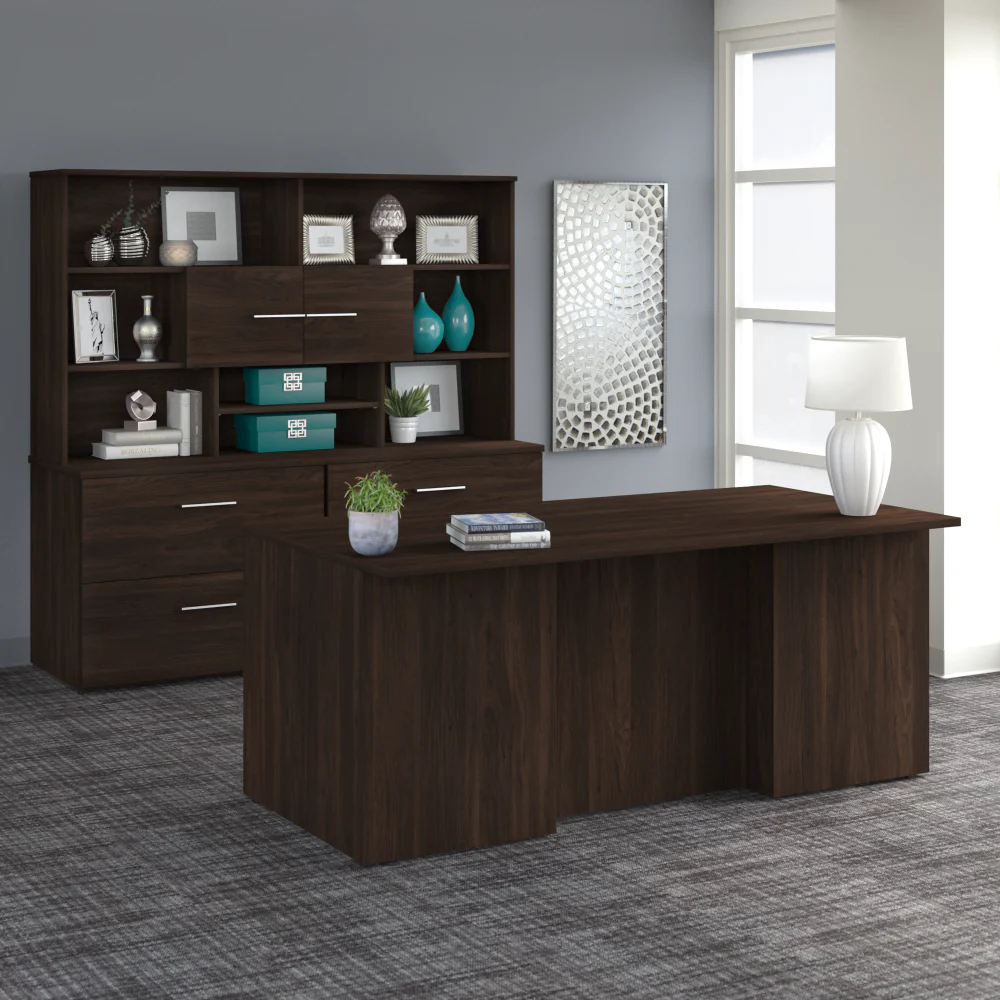 Office 500 Low Storage Cabinet with Drawers and Shelves - Image 13