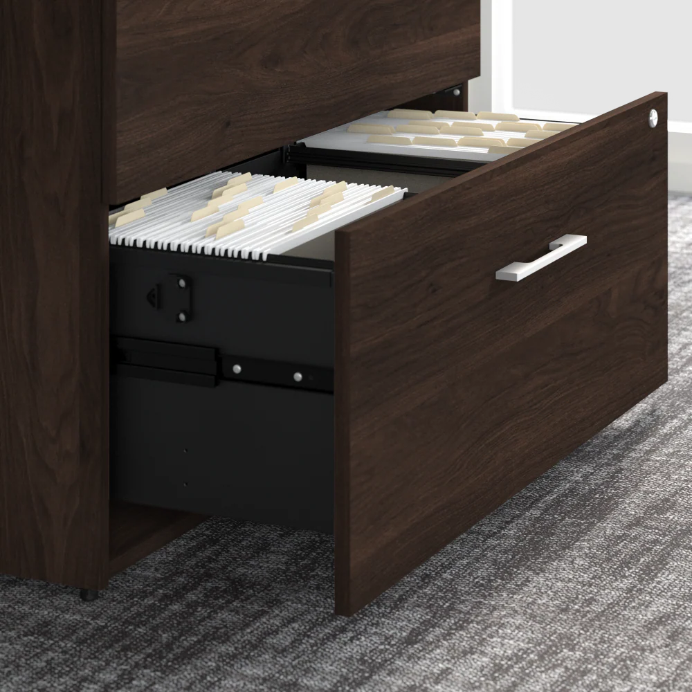 Office 500 Low Storage Cabinet with Drawers and Shelves - Image 14