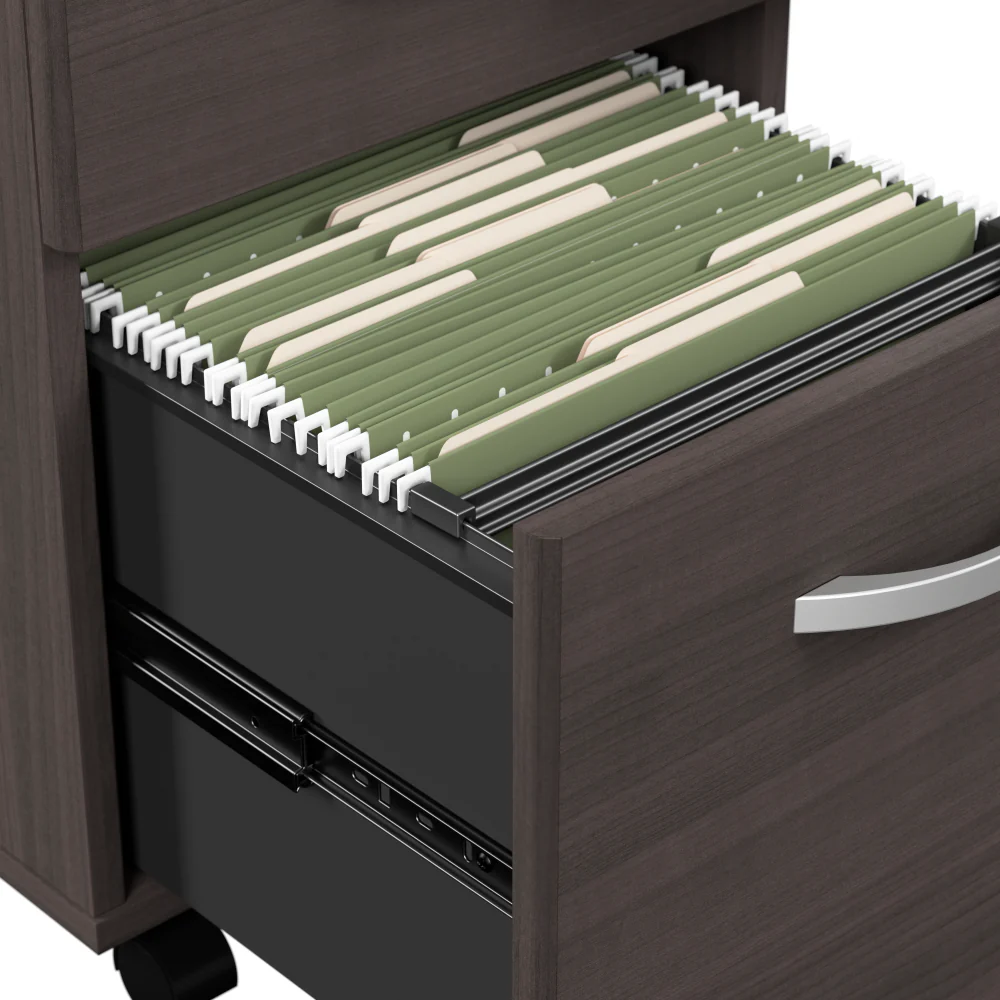 Arrive 60W x 30D Reception Desk with Shelf and Mobile File Cabinet - Image 13