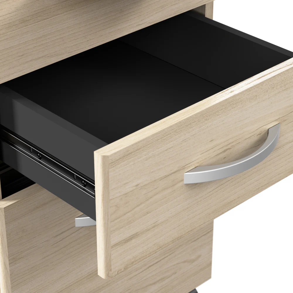 Arrive 60W x 30D Reception Desk with Shelf and Mobile File Cabinet - Image 6