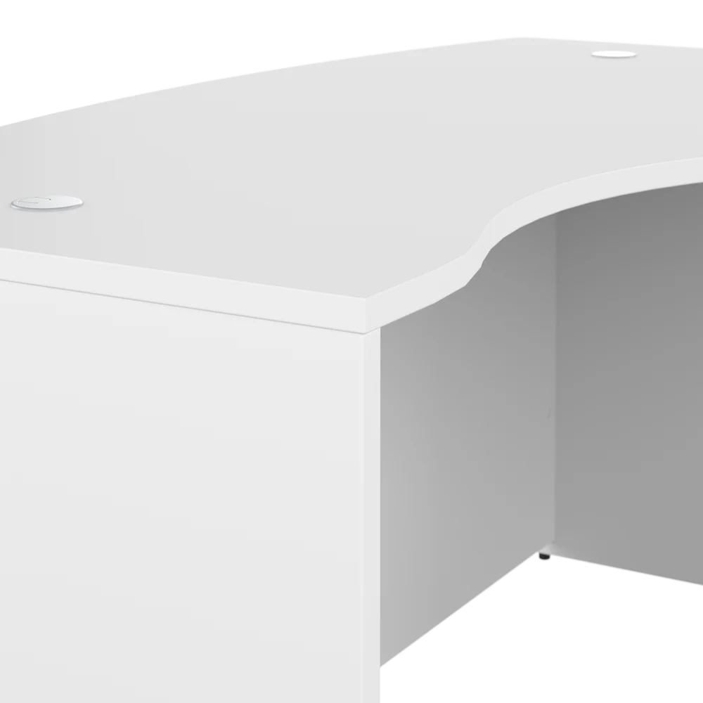 Studio C 60W x 43D Left Hand L-Bow Desk Shell - Image 5