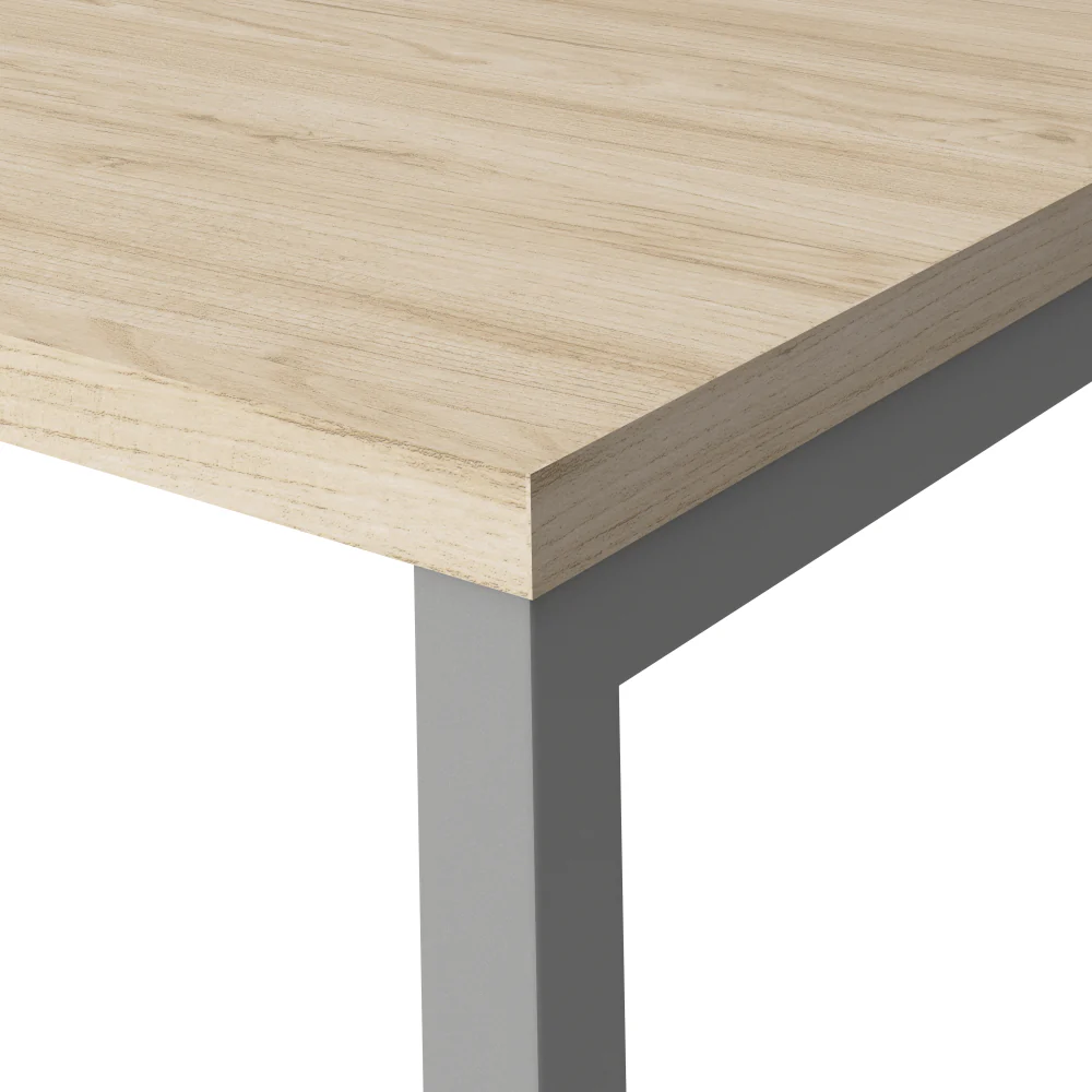 Easy Office 60W L Shaped Cubicle Desk Workstation with 66H Panels - Image 10