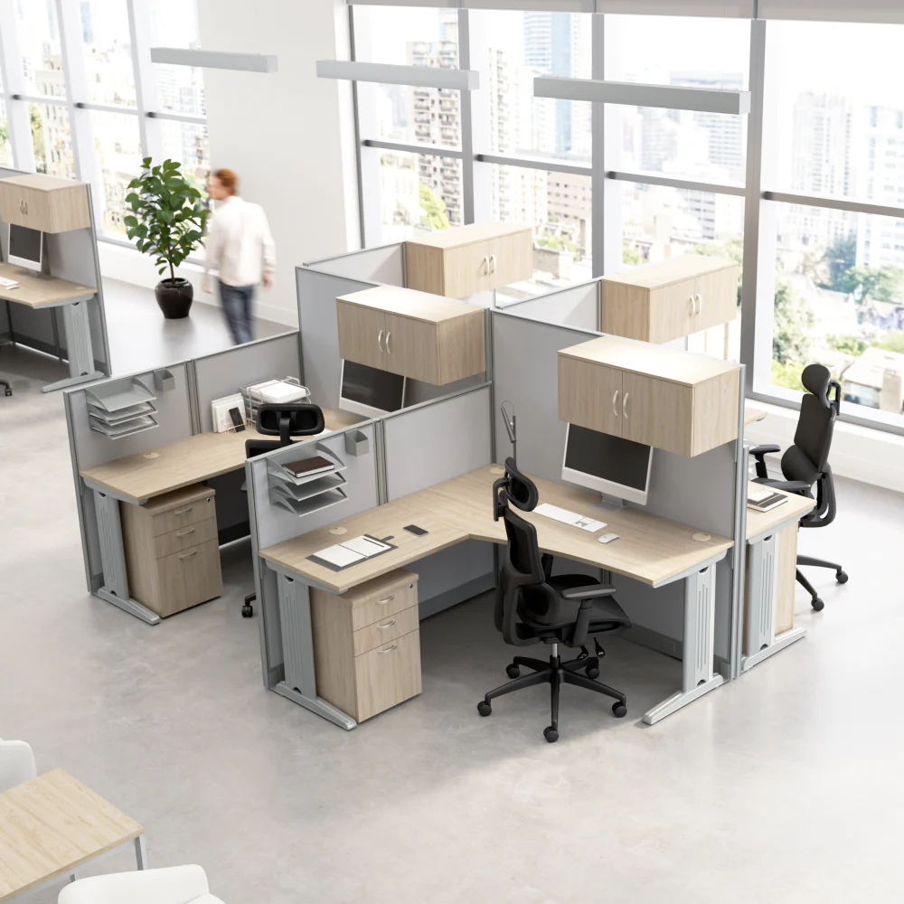 Office in an Hour 65W x 33D Straight Cubicle Desk - Image 32