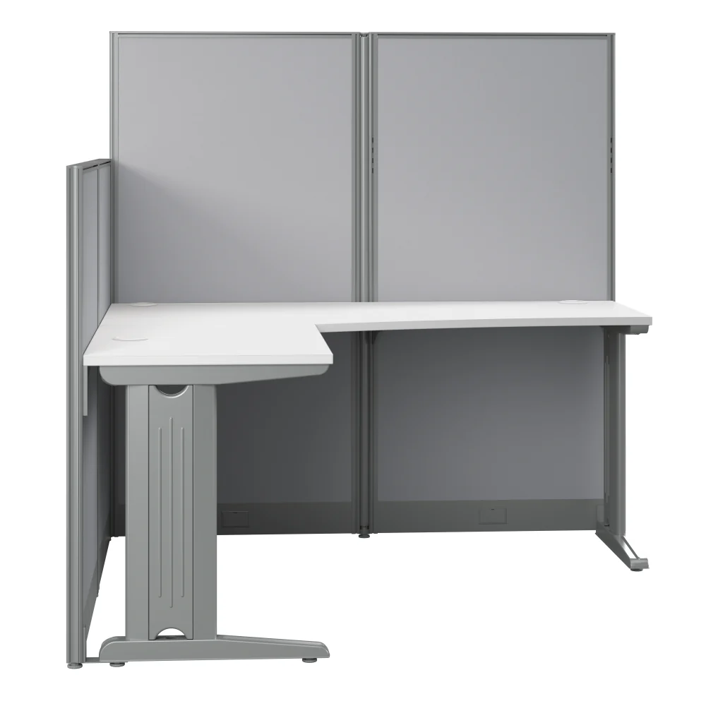 Office in an Hour 65-inch L Shaped Cubicle Desk - Image 10