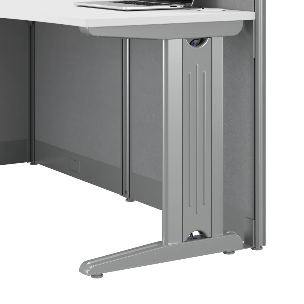 Office in an Hour 65-inch L Shaped Cubicle Desk - Image 15