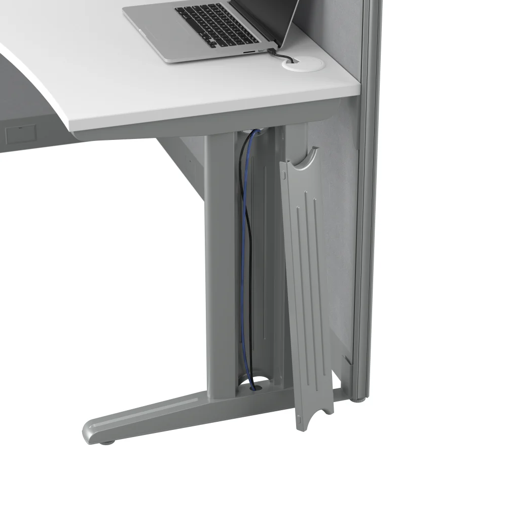 Office in an Hour 65-inch L Shaped Cubicle Desk - Image 16