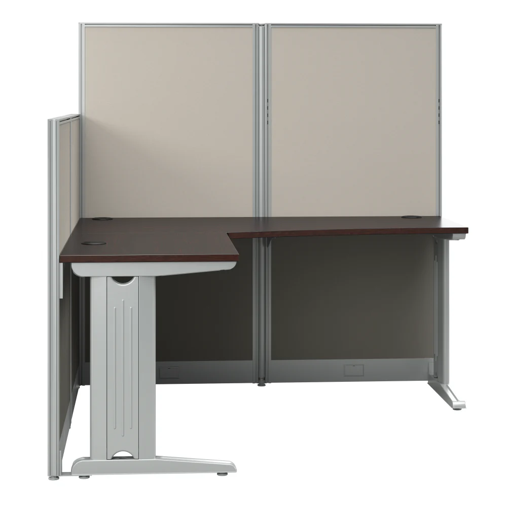 Office in an Hour 65-inch L Shaped Cubicle Desk - Image 20