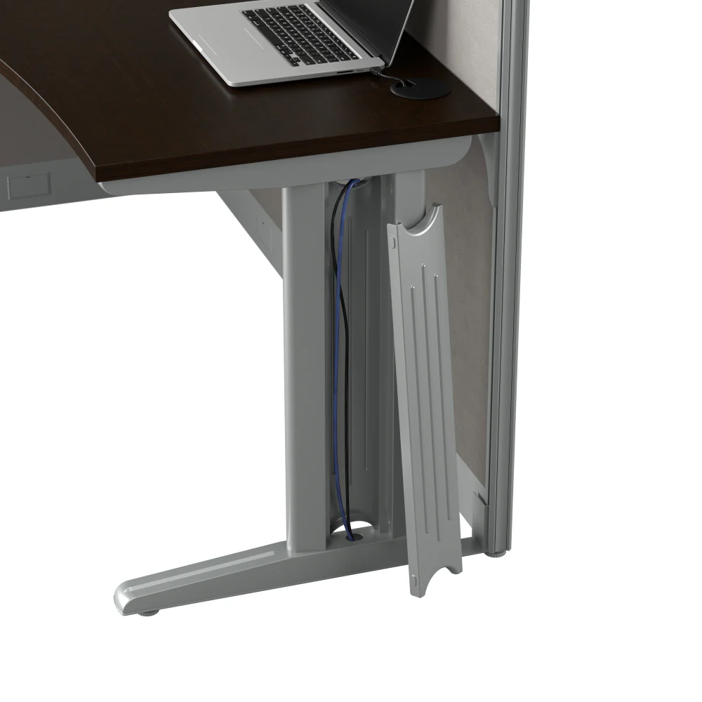 Office in an Hour 65-inch L Shaped Cubicle Desk - Image 25