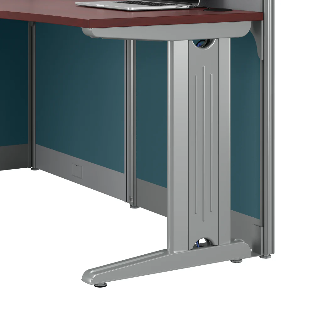 Office in an Hour 65-inch L Shaped Cubicle Desk - Image 34
