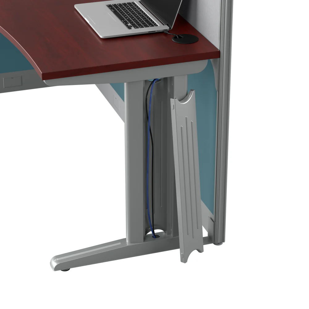 Office in an Hour 65-inch L Shaped Cubicle Desk - Image 35