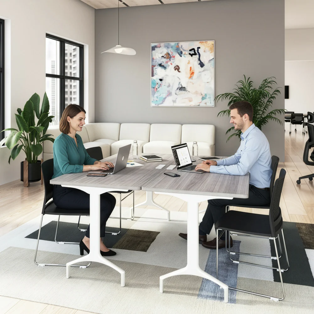 Synergy 72-inch Rectangle Modular Office Conference Table - Image 3