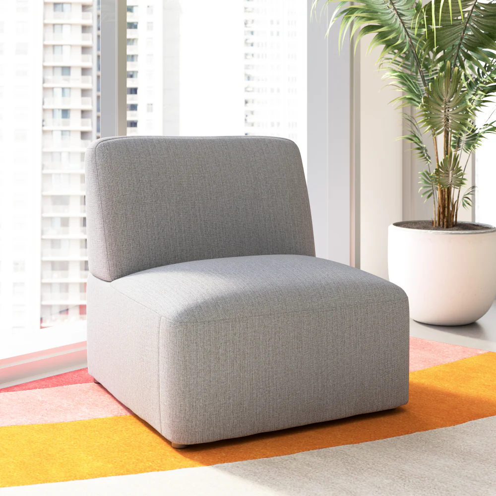 Assemble Modular Armless Lounge Chair - Image 9