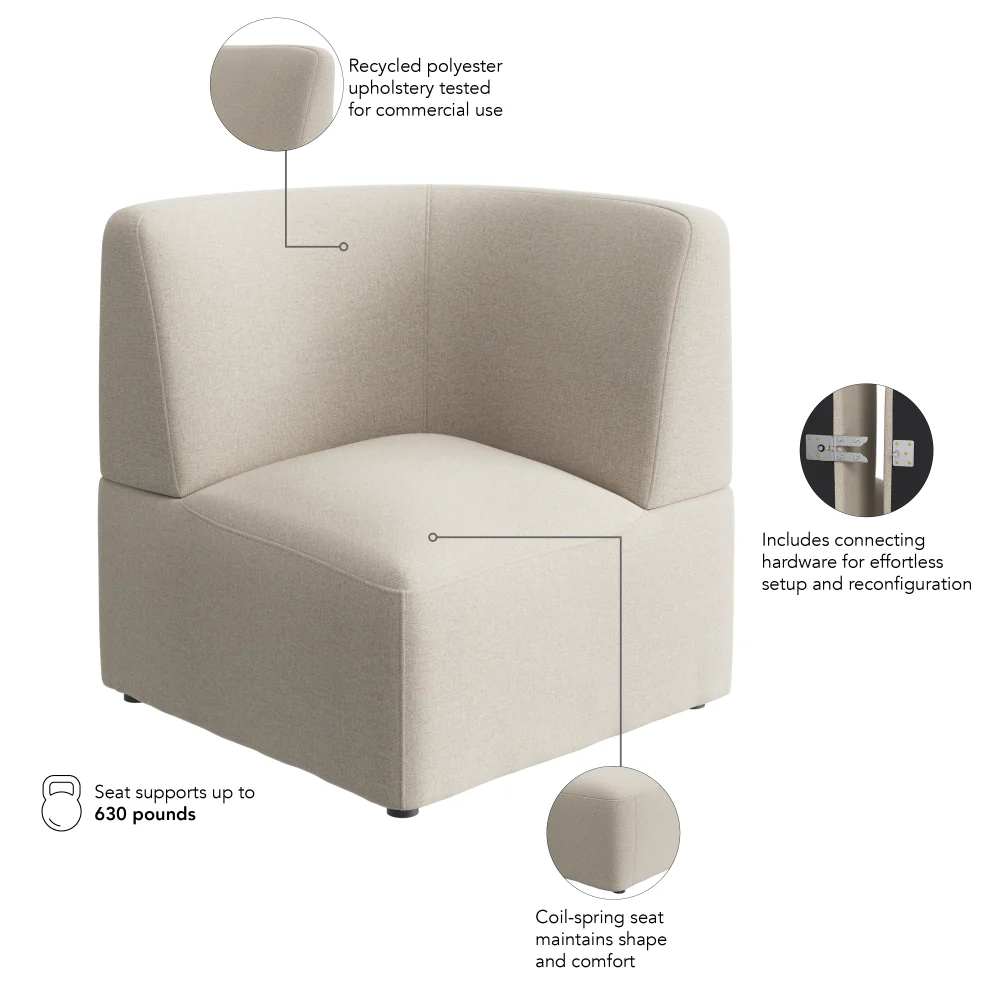 Assemble Modular Corner Lounge Chair - Image 21